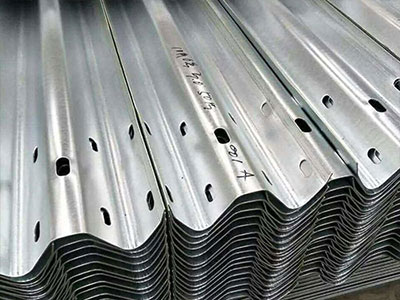 Galvanized guardrail board