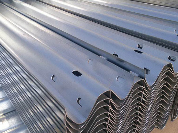 Double wave guardrail