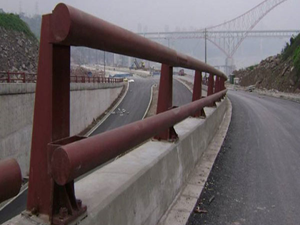 Bridge crash barrier
